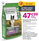 Croquettes adulte AUTHENTIQ’® - AUTHENTIQ’® dans le catalogue Delbard