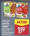 Leichte Suppe Tomatensuppe von Speisezeit im aktuellen ALDI Nord Prospekt