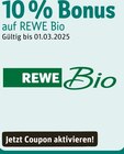 10 % Bonus bei REWE im Langenfeld Prospekt für 