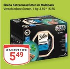 Katzennassfutter im Multipack Angebote von Sheba bei GLOBUS Pulheim für 5,49 €