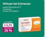 mea - meine apotheke - Synofen 500 mg/200 mg Angebot im Prospekt Synofen 500 mg/200 mg bei mea - meine apotheke im Prospekt "" für 6,95 €