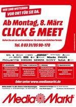 Media-Markt Prospekt für Leutkirch mit 1 Seiten Media-Markt Prospekt für Leutkirch: "Aktuelle Angebote", 1 Seiten, 05.03.2021 - 20.03.2021