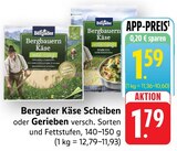 Aktuelles Bergbauern Käse Scheiben Angebot bei E center in Heilbronn ab 1,59 €