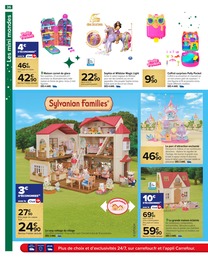 Prix et réduction Polly Pocket dans le prospectus Carrefour en cours Offre Polly Pocket dans le catalogue Carrefour du moment à la page 36
