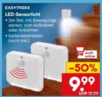 LED-Sensorlicht von EASYmaxx im aktuellen Netto Marken-Discount Prospekt für 9,99 €