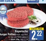 Bayerische Burger Patties Angebote bei EDEKA Augsburg für 2,22 €