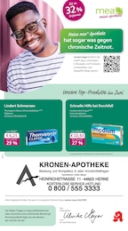 mea - meine apotheke Prospekt für Herne mit 4 Seiten mea - meine apotheke Prospekt für Herne: "Unsere Juni-Angebote", 4 Seiten, 01.06.2025 - 30.06.2025