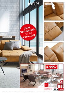 Sitzmöbel im XXXLutz Möbelhäuser Prospekt "JOOP! Aktionswochen" mit 20 Seiten (Herne)