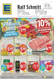 EDEKA Prospekt für Schwerte (Hansestadt an der Ruhr) mit 24 Seiten EDEKA Prospekt für Schwerte (Hansestadt an der Ruhr): "Aktuelle Angebote", 24 Seiten, 27.10.2025 - 31.10.2025