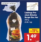 Lieblings Premium Brioche Burger Bun 4er Angebote bei Netto Marken-Discount Oberhausen für 1,49 €