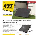 Kit Panneau Solaire Photovoltaïque Premium 420/430 W - Mecafe à 499,00 € dans le catalogue Tout Faire