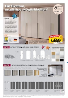 Kleiderschrank im Möbel Inhofer Prospekt "Urlaub bei Möbel Inhofer" mit 16 Seiten (Reutlingen)