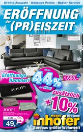 Möbel Inhofer Prospekt "ERÖFFNUNG der (PR)EISZEIT" für Überlingen, 14 Seiten, 08.01.2025 - 25.01.2025 Möbel Inhofer Prospekt "ERÖFFNUNG der (PR)EISZEIT" für Überlingen, 14 Seiten, 08.01.2025 - 25.01.2025