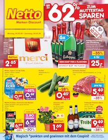 Fleisch im Netto Marken-Discount Prospekt "Aktuelle Angebote" mit 69 Seiten (Halle (Saale))