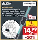Rückentrainer im Netto Marken-Discount Prospekt Rückentrainer von BackBoni im aktuellen Netto Marken-Discount Prospekt für 14,99 €