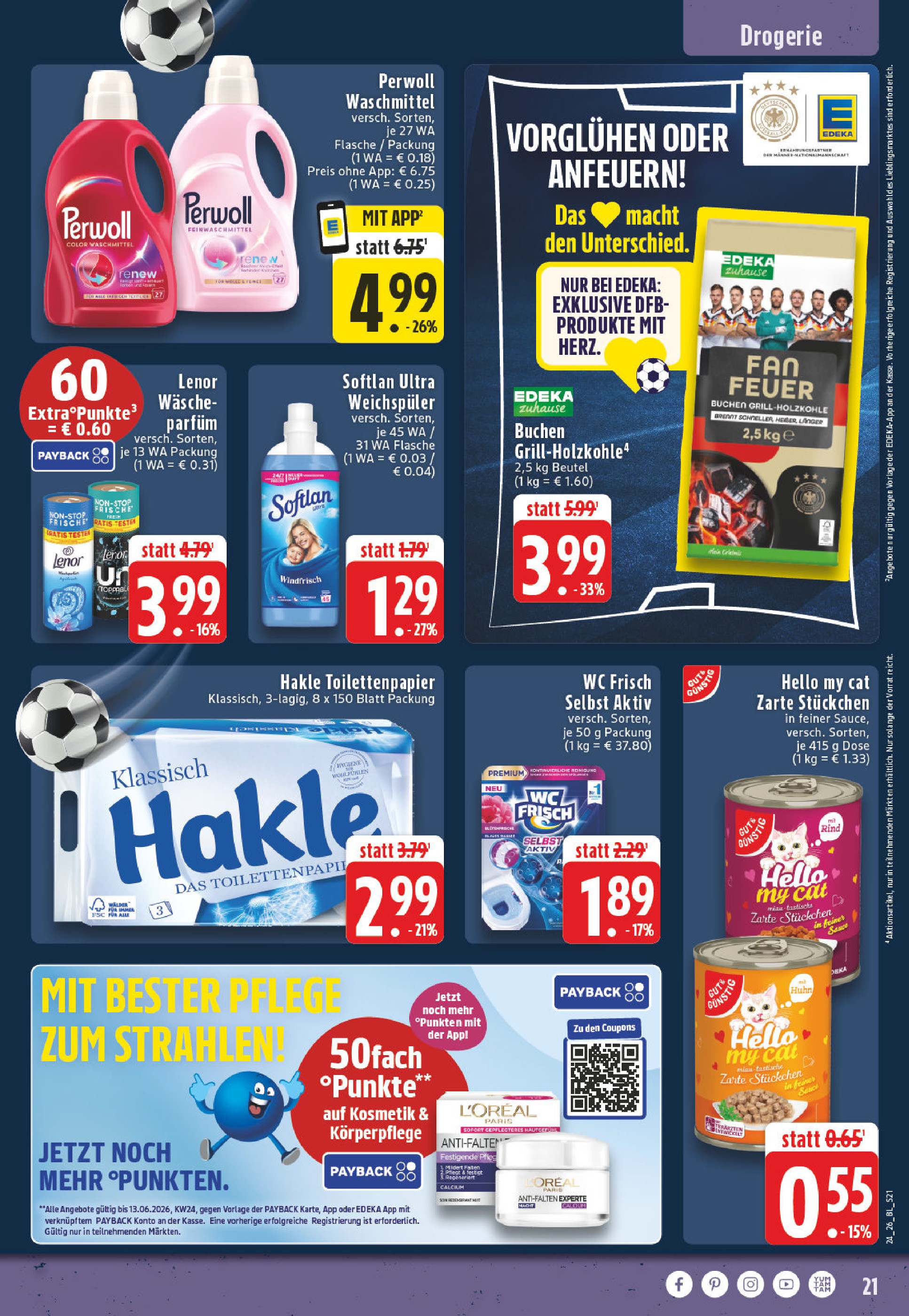 Waschmittel im EDEKA Prospekt in Arnsberg Aktueller EDEKA Prospekt mit Waschmittel, "Aktuelle Angebote", Seite 23