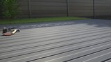 Brico Dépôt Harly - Promo Lame de terrasse composite "Neva" gris Promo Lame de terrasse composite "Neva" gris à 7,20 € dans le catalogue Brico Dépôt à Harly