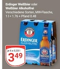Aktuelle Erdinger Angebote bei GLOBUS in Rostock Aktuelles WeiĂbier oder WeiĂbier Alkoholfrei Angebot bei GLOBUS in Rostock ab 3,49 âŹ