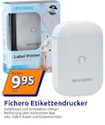 Etikettendrucker von Fichero im aktuellen Action Prospekt für 9,95 €