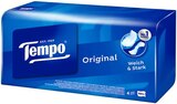 Boxen im REWE Prospekt Taschentücher Box von Tempo im aktuellen REWE Prospekt für 1,99 €