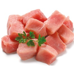 Frischer Schweinegulasch