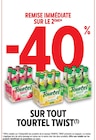 Promo -40% de remise immédiate sur le 2ème sur tout TOURTEL TWIST à  dans le catalogue Intermarché Express à Vienne