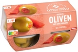 Gefüllte Oliven mit Paprika Angebote von Orto Mio bei Penny Stendal für 2,69 €