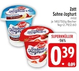 Sahne-Joghurt von Zott im aktuellen EDEKA Prospekt für 0,39 €