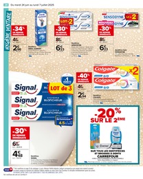 Prix et réduction Sensodyne dans le prospectus Carrefour en cours Offre Sensodyne dans le catalogue Carrefour du moment à la page 30