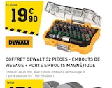 Promo Coffret 32 pièces - embouts de vissage + porte embouts magnétique à 19,90 € dans le catalogue Tout Faire à Cruseilles