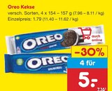 Kekse im Angebot bei Netto Marken-Discount in Mühlhausen Kekse Angebote von Oreo bei Netto Marken-Discount Mühlhausen für 1,79 €