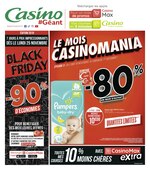 Catalogue Géant Casino "Black Friday, jusqu'à -90% d'économies", 28 pages, à Cagnes-sur-Mer, 18/11/2019 - 01/12/2019 Prospectus Géant Casino "Black Friday, jusqu'à -90% d'économies", 28 pages, à Cagnes-sur-Mer, 18/11/2019 - 01/12/2019
