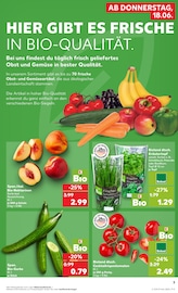 Tomaten im Kaufland Prospekt in Düsseldorf Aktueller Kaufland Prospekt mit Tomaten, "Hier ist Bio zu Hause.", Seite 3