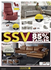 Sofa im BRAUN Möbel-Center Prospekt in Singen Aktueller BRAUN Möbel-Center Prospekt mit Sofa, "SSV - VERKAUF SOLANGE DER VORRAT REICHT", Seite 4
