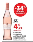 Côtes de Provence AOP Rosé - Aime Roquesante dans le catalogue U Express