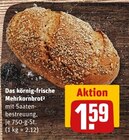 Aktuelles Das körnig-frische Mehrkornbrot Angebot bei REWE in Hildesheim ab 1,59 €