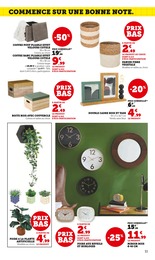 Prix et réduction Vase dans le prospectus Super U en cours Offre Vase dans le catalogue Super U du moment à la page 11