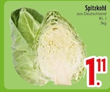 Spitzkohl Angebote bei EDEKA Heidenheim für 1,11 €