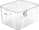 Aufbewahrungsbox im V-Markt Prospekt Aufbewahrungsbox „Lona“ von rotho im aktuellen V-Markt Prospekt für 6,99 €
