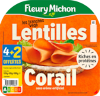 TRANCHES VÉGÉTALES LENTILLES CORAIL FLEURY MICHON - FLEURY MICHON en promo chez Auchan Hypermarché TRANCHES VÉGÉTALES LENTILLES CORAIL FLEURY MICHON - FLEURY MICHON dans le catalogue Auchan Hypermarché