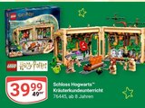 Schloss Hogwarts Kräuterkundeunterricht von LEGO im aktuellen GLOBUS Prospekt