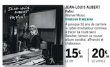 Jean-Louis Aubert Pafini dans le catalogue E.Leclerc