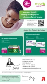 mea - meine apotheke Apotheken Prospekt der aktuellen Woche mit 4 Seiten, gültig von 01.02.2026 bis 28.02.2026, in Heede und Umgebung Aktueller mea - meine apotheke Apotheken Prospekt in Heede und Umgebung, "Unsere Februar-Angebote" mit 4 Seiten, 01.02.2026 - 28.02.2026