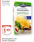 Emmentaler hauchdünn bei GLOBUS im Plattling Prospekt für 1,49 €