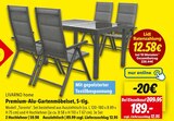 Premium-Alu-Gartenmöbelset, 5-tlg. im Angebot bei Lidl in Kiel Premium-Alu-Gartenmöbelset, 5-tlg. Angebote von LIVARNO home bei Lidl Kiel für 59,98 €