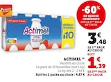 Actimel dans le catalogue Super U