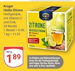 Heiße Zitrone im Angebot bei GLOBUS in Neubrandenburg Heiße Zitrone Angebote von Krüger bei GLOBUS Neubrandenburg für 1,89 €