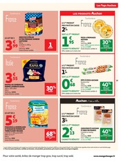 Promos Pizza dans le catalogue "LE GRAND SHOW D'HALLOWEEN" de Auchan Supermarché Pizza en promo dans le catalogue Auchan Supermarché à la page 23