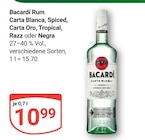 Rum im Angebot bei GLOBUS in Zwickau Rum Angebote von Bacardí bei GLOBUS Zwickau für 10,99 €