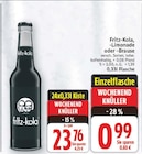 Limonade oder Brause von Fritz-Kola im aktuellen E center Prospekt